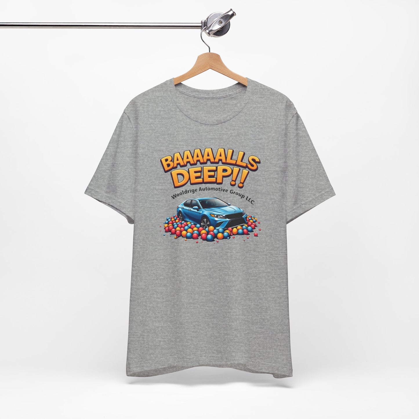 Baaaallls Deep, Unisex Jersey Short Sleeve Tee