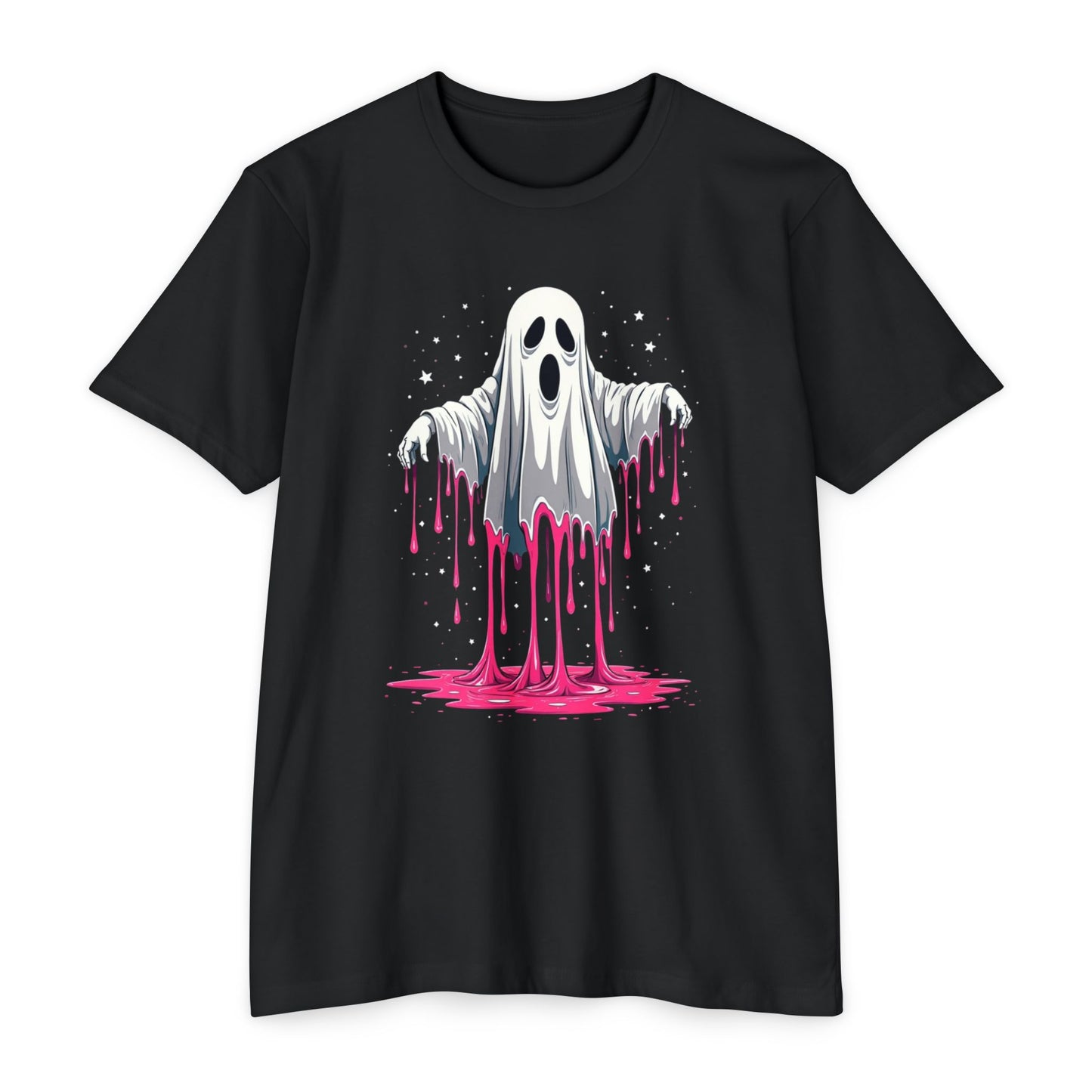 Drippy Ghost T-Shirt — Cute Dripping Halloween Tee