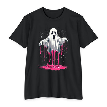 Drippy Ghost T-Shirt — Cute Dripping Halloween Tee