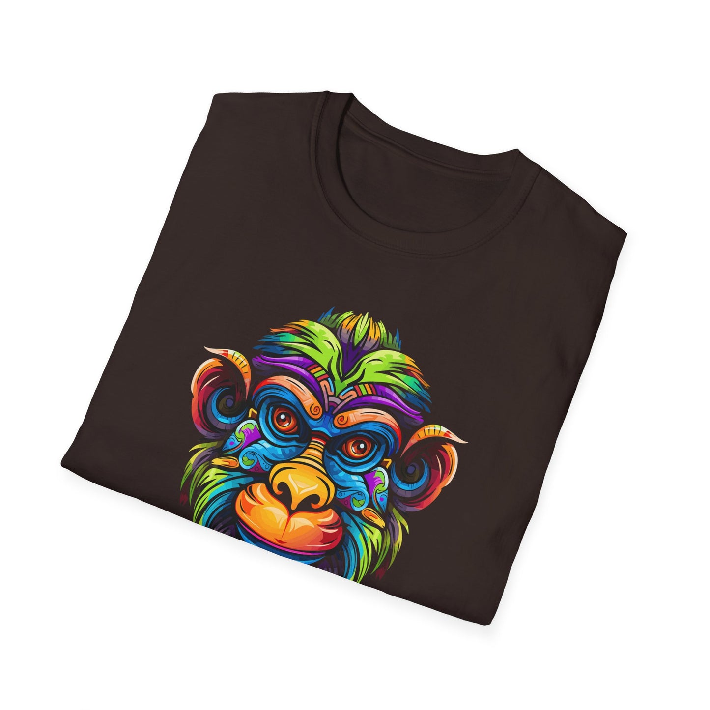 Stoned Ape, Psychedelic Unisex Softstyle T-Shirt