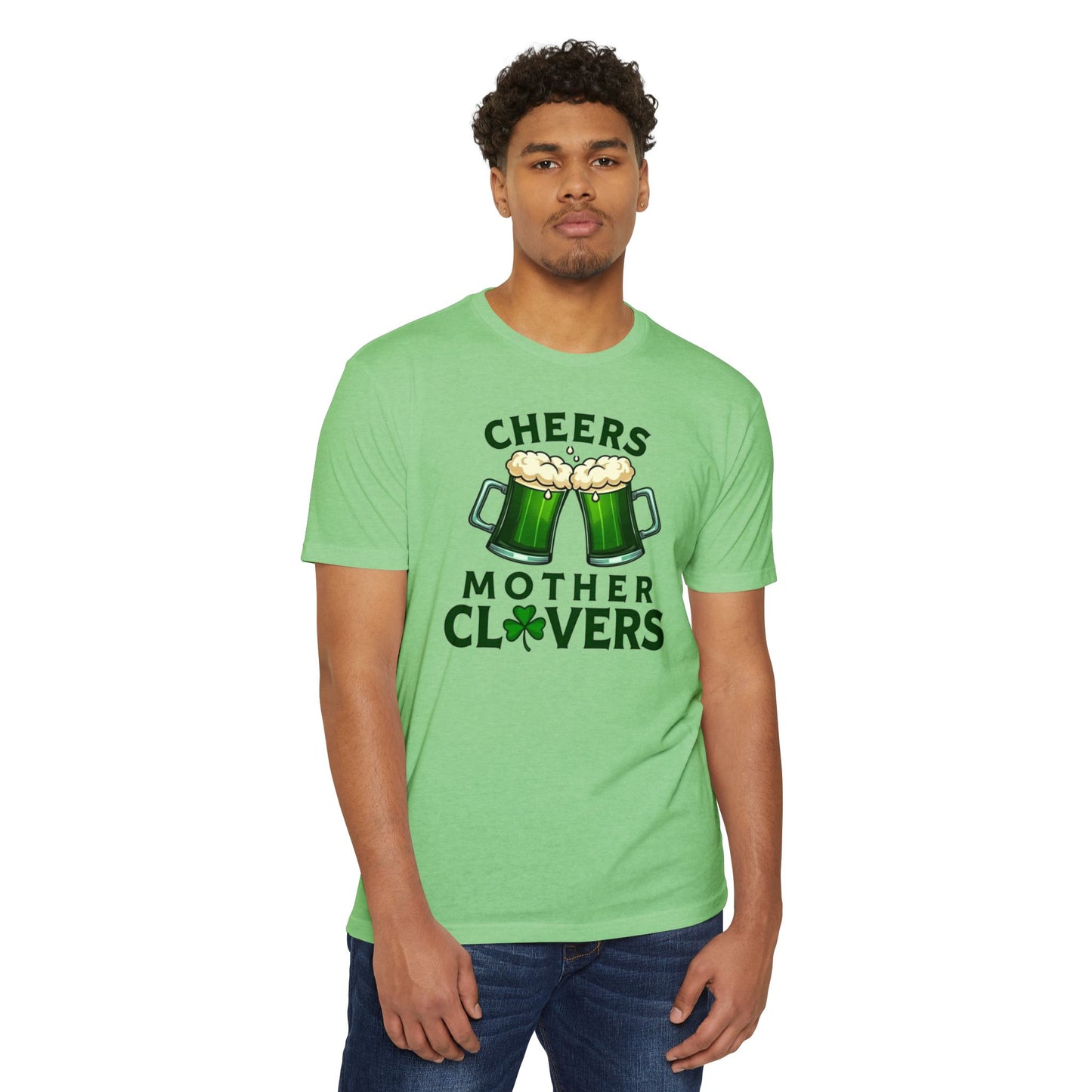 Cheers, St Patrick’s tee, Unisex CVC Jersey T-shirt