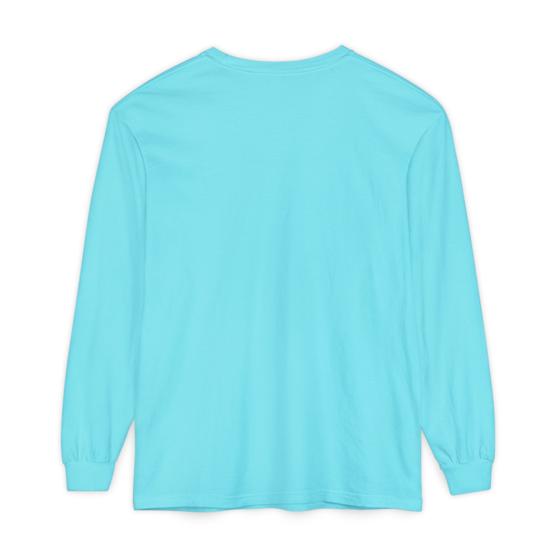 Sunset Dolphin Unisex Garment-dyed Long Sleeve T-Shirt - Psychonaut Swag