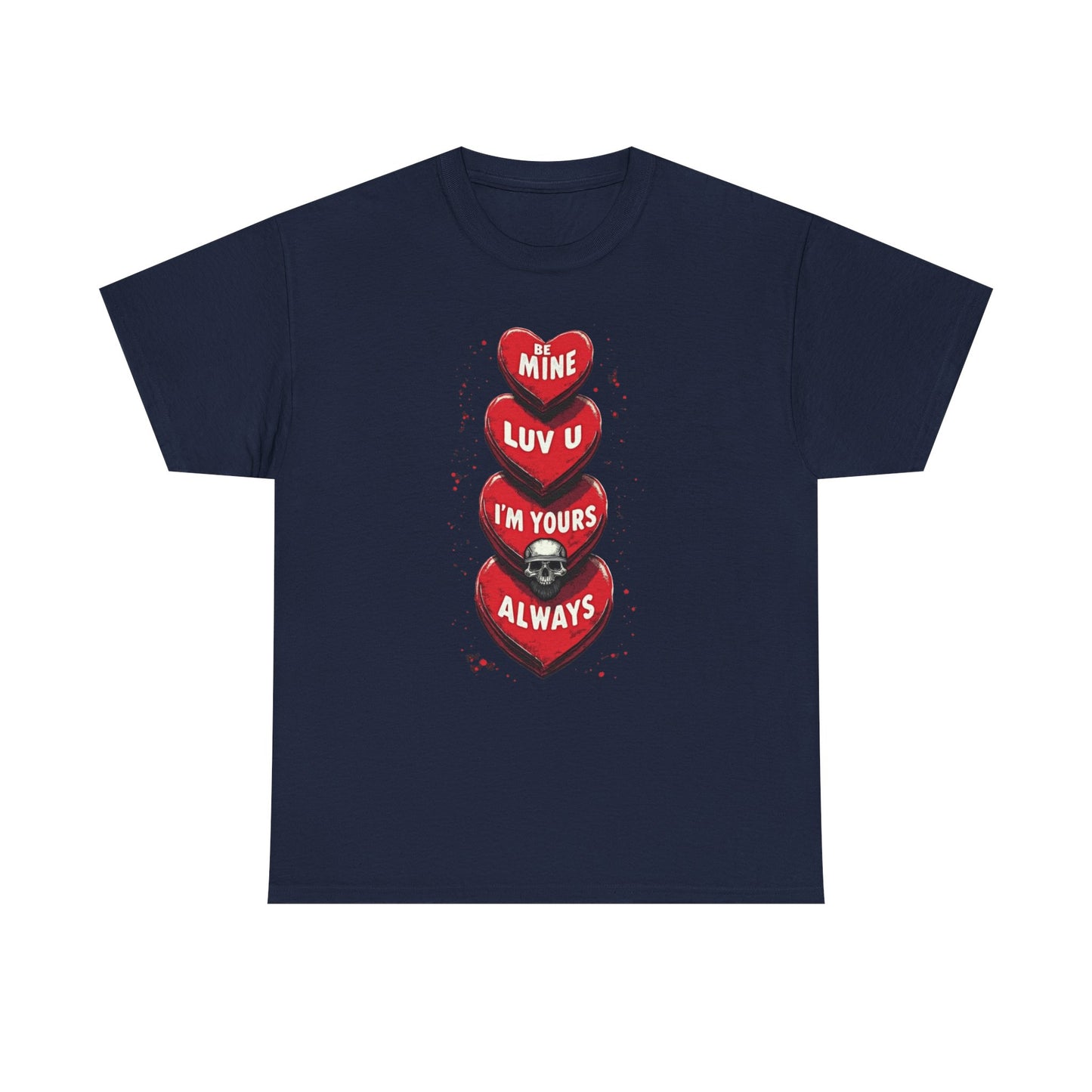 Heart stack,  Heavy Cotton Tee