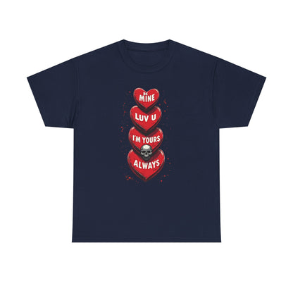 Heart stack,  Heavy Cotton Tee