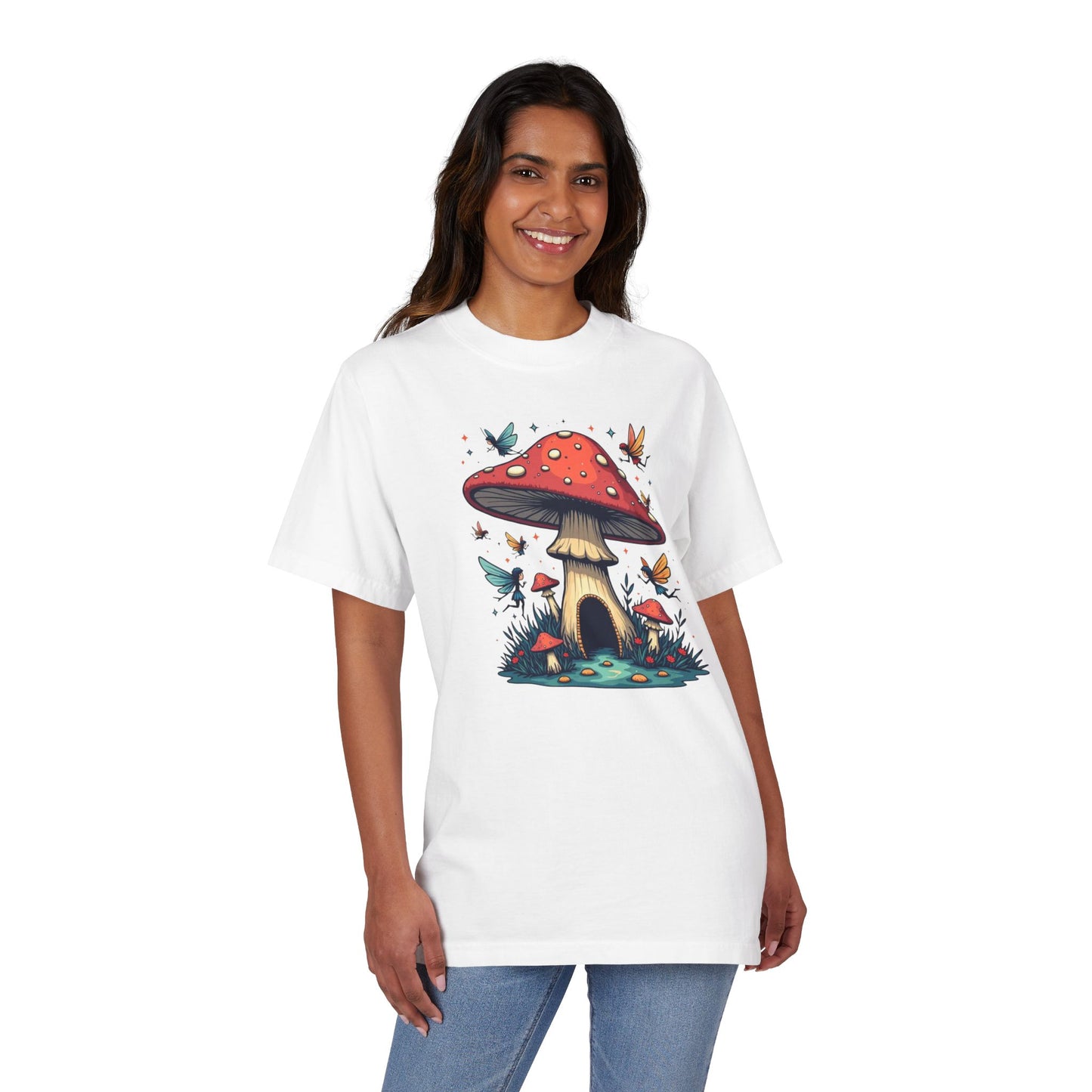 Mushroom Fairy Cottage T-Shirt