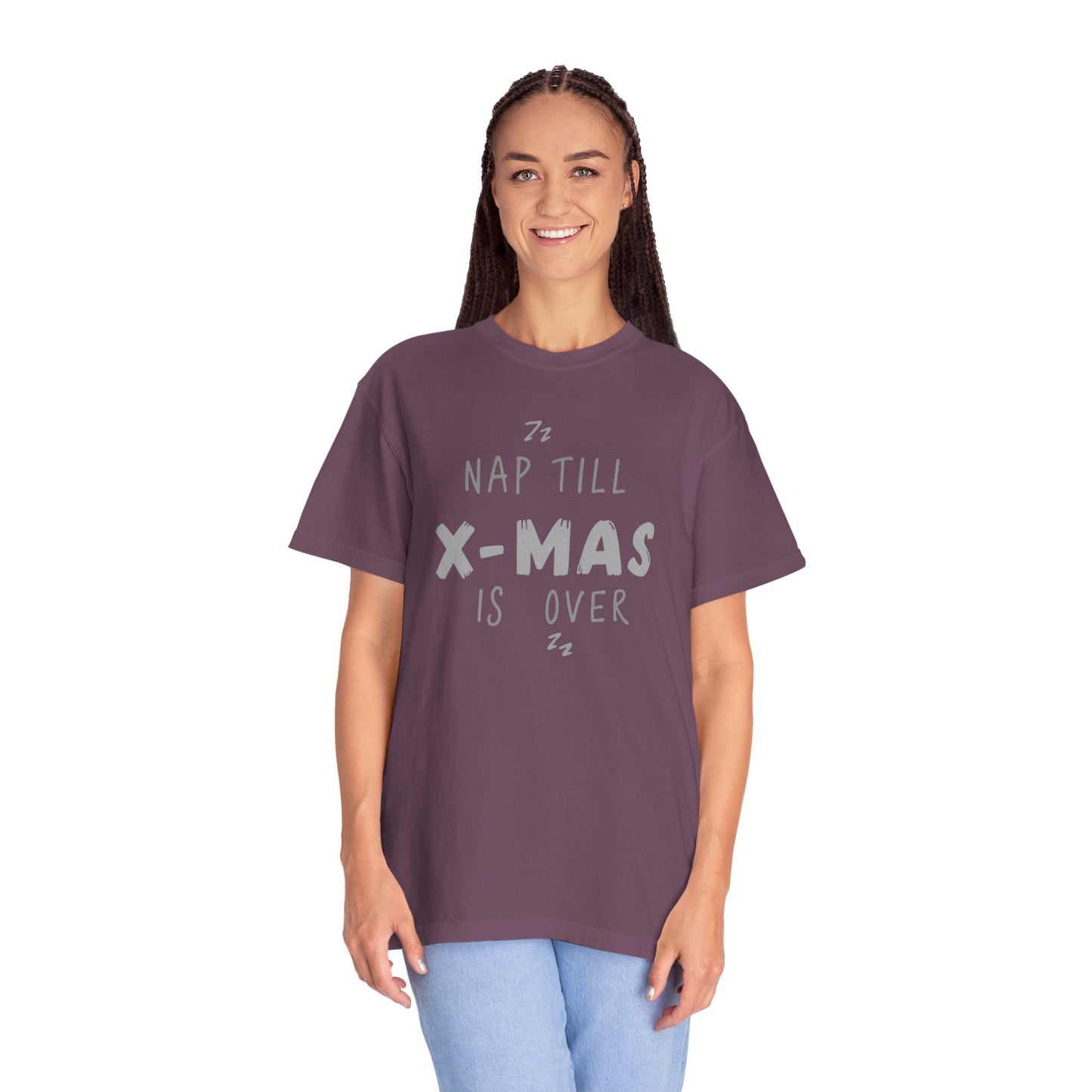 Nap Till X-Mas T-Shirt — Funny Christmas Holiday Tee