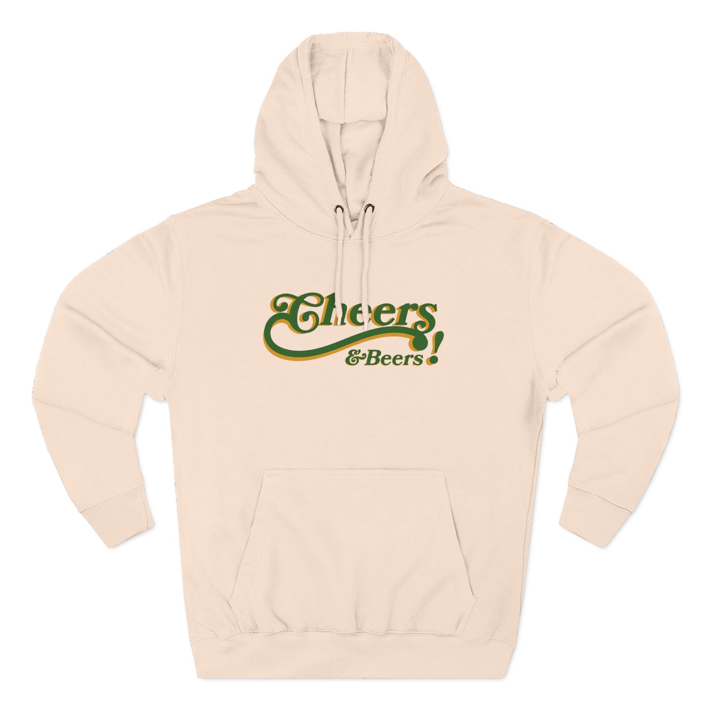 Cheers & Beers Hoodie — Retro Script St. Patrick’s Day Sweatshirt