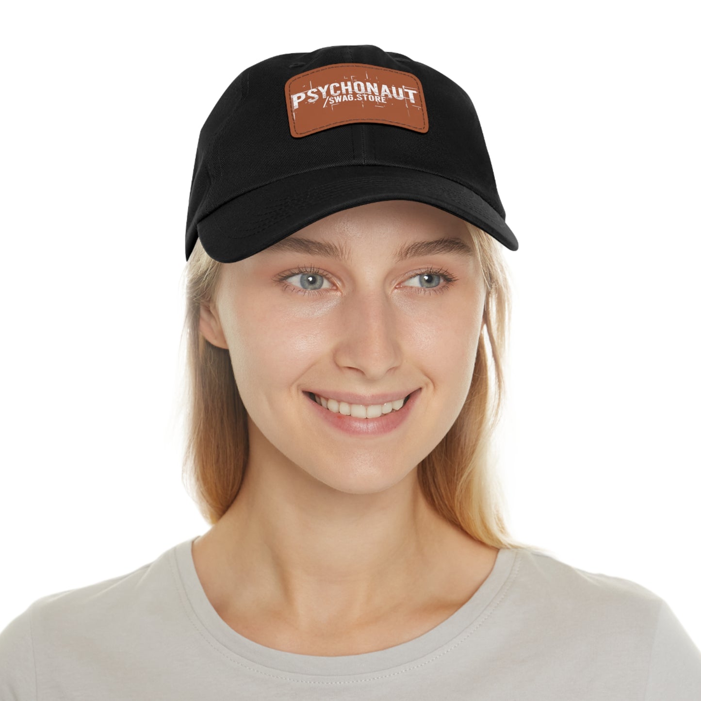 Stylish Dad Hat with Leather Patch - Perfect Gift for Dads, Casual Outings, Summer Days, Unique Accessories, Fashionable Headwear