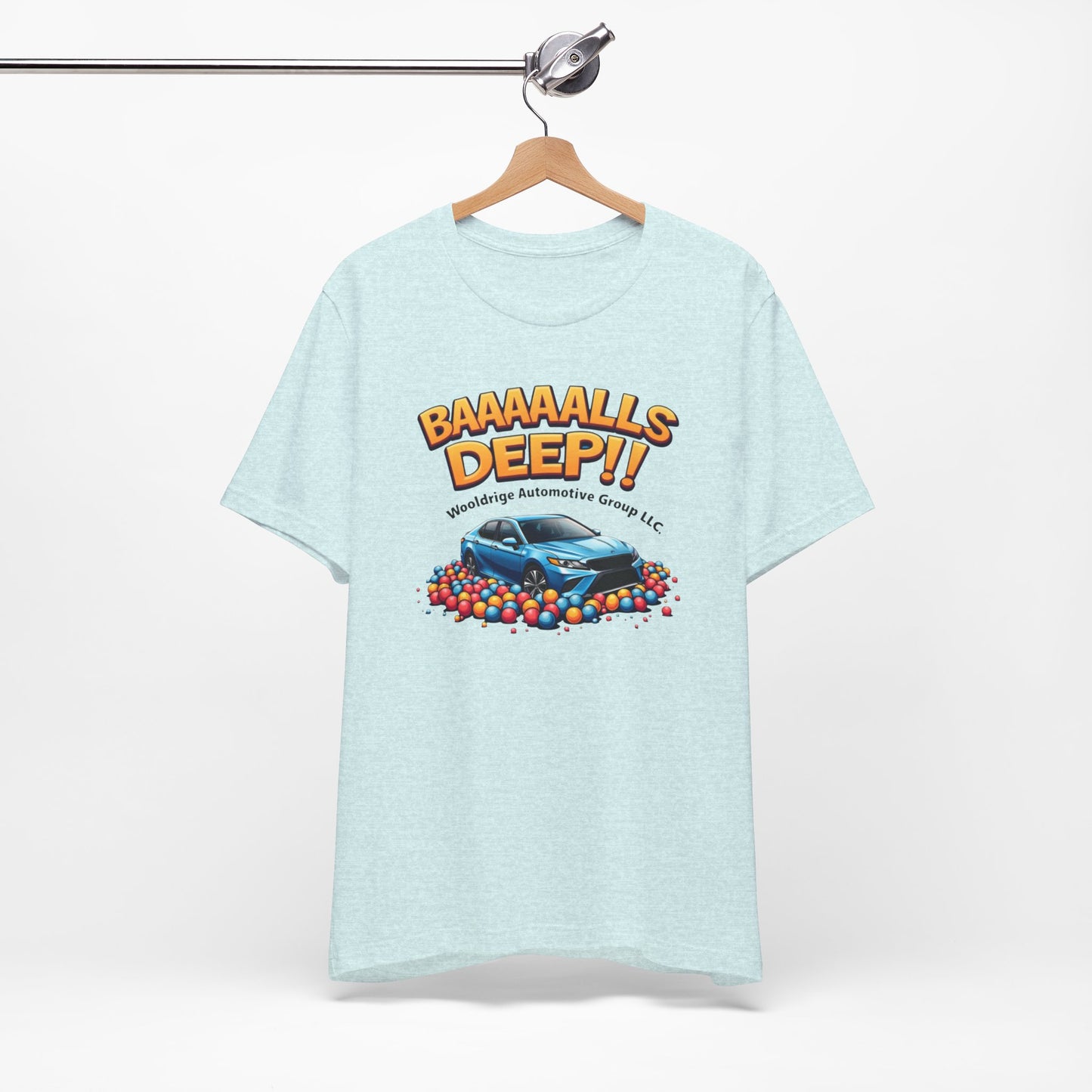 Baaaallls Deep, Unisex Jersey Short Sleeve Tee