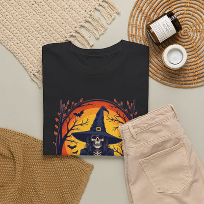 Boo Crew Halloween T-Shirt — Witch Skeleton Spooky Graphic Tee