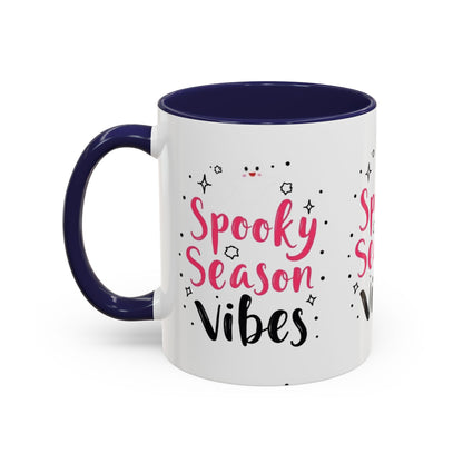Spooky Season Vibes Accent Coffee Mug (Halloween 11/15oz)
