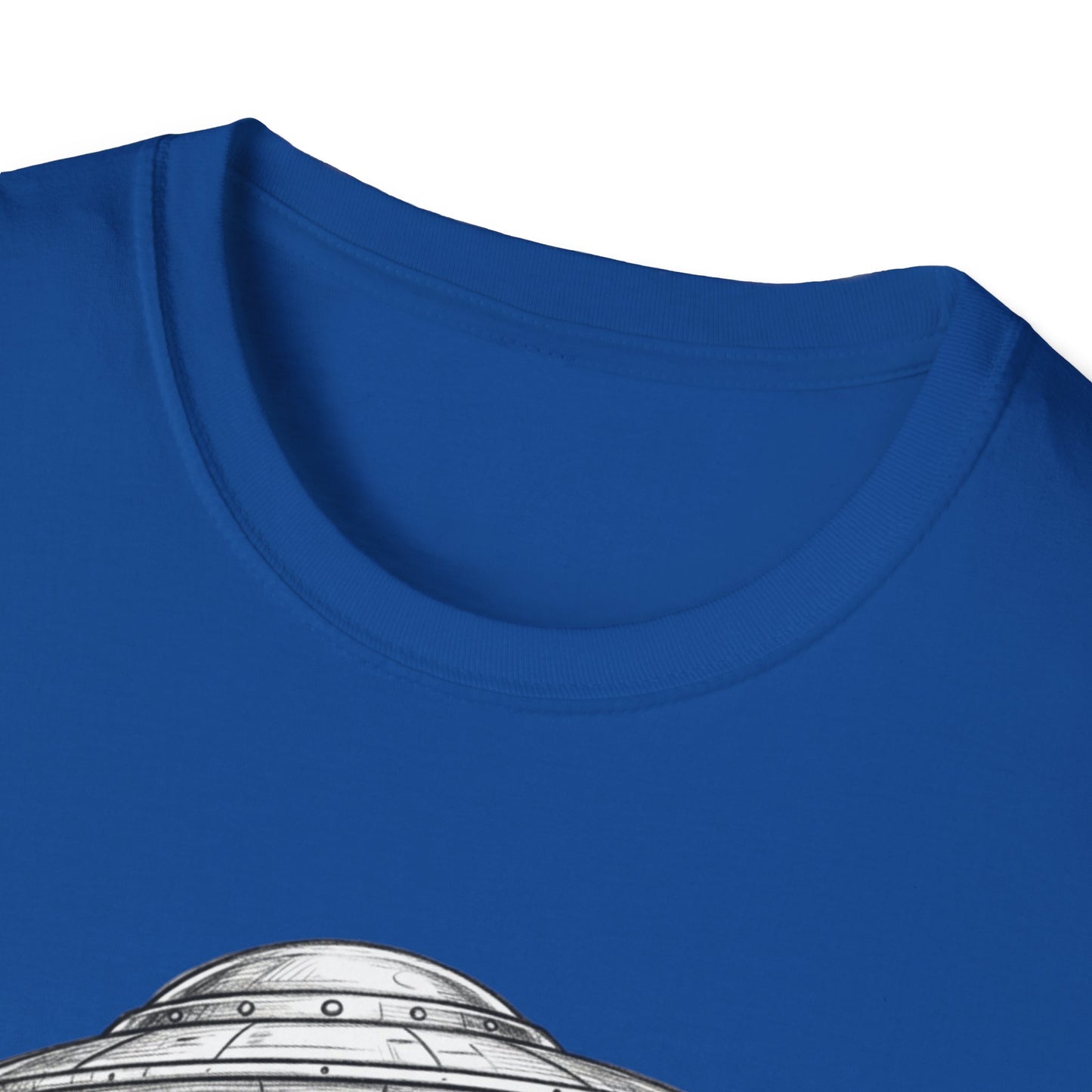 Alien Abduction Easter Bunny T-Shirt — UFO Beaming Candy Design
