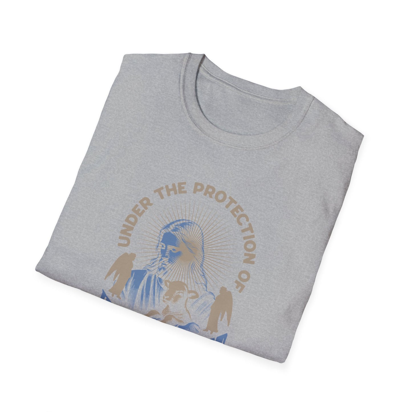 Jesus Christ Protection T-Shirt — “Under the Protection of Jesus Christ” Christian Tee