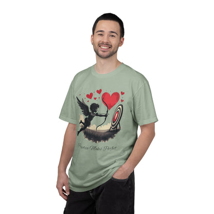 Cupid, Practice Makes Perfect, T-Shirt — Romantic Valentine Love Tee