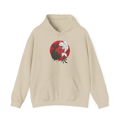 Yin Yang Koi, Unisex Heavy Blend™ Hooded Sweatshirt