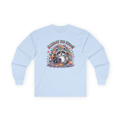 Racoon, Trash Panda Chaos Unisex Ultra Cotton Long Sleeve Tee