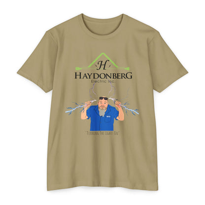 Haydonberg Turning The Lights On, Unisex CVC Jersey T-shirt
