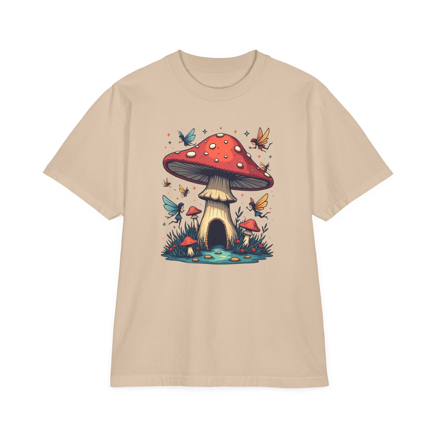 Mushroom Fairy Cottage T-Shirt