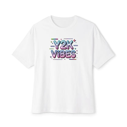 Y2K Vibes Tee - Retro 2000s Graphic Boxy T-Shirt