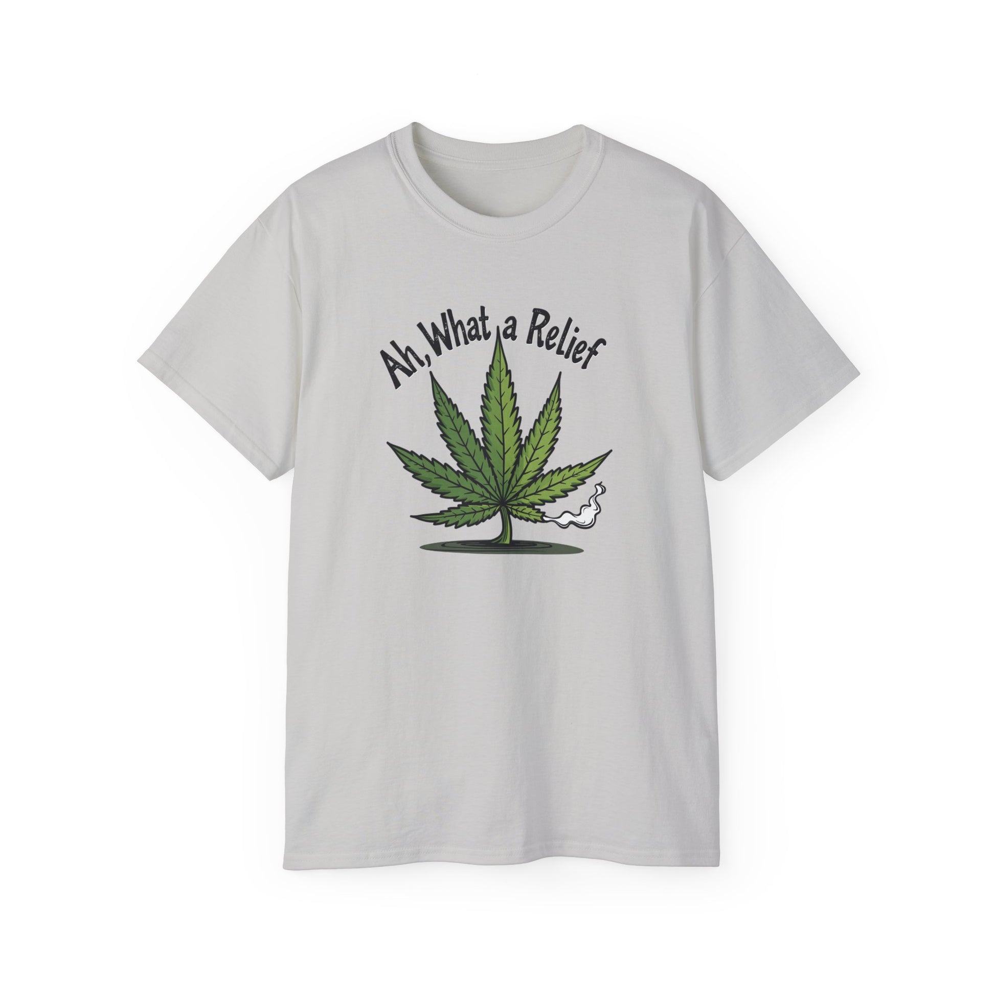 Ah, What a Relief Unisex Ultra Cotton Tee - Perfect for Cannabis Enthusiasts - Psychonaut Swag