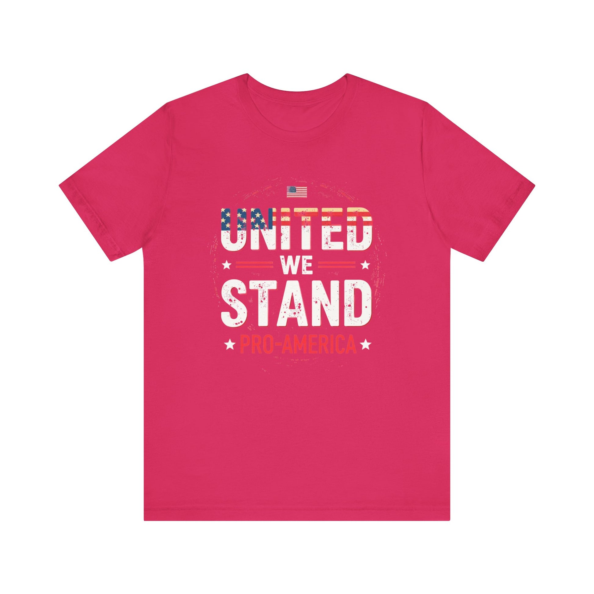 United We Stand Pro-America Unisex Tee - Casual Patriotic Shirt - Psychonaut Swag