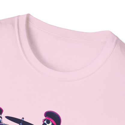 The Kentucky Waterfall, Retro Music Band Unisex Softstyle T-Shirt - Perfect for Concerts and Festivals - Psychonaut Swag