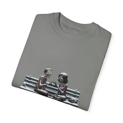 Park bench, Unisex Garment-Dyed T-shirt - Psychonaut Swag