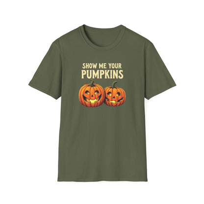 Show Me Your Pumpkins Halloween T-Shirt