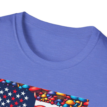 Psychedelic America Softstyle T-Shirt - Psychonaut Swag