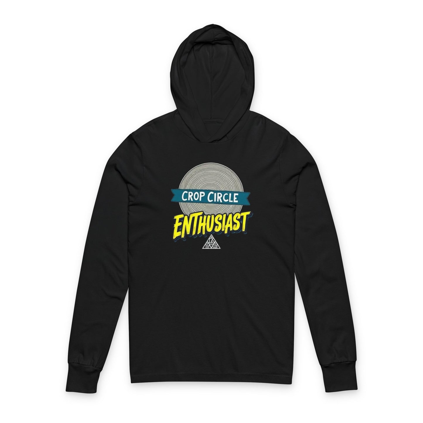 Crop Circle Enthusiast Hooded Long Sleeve Tee