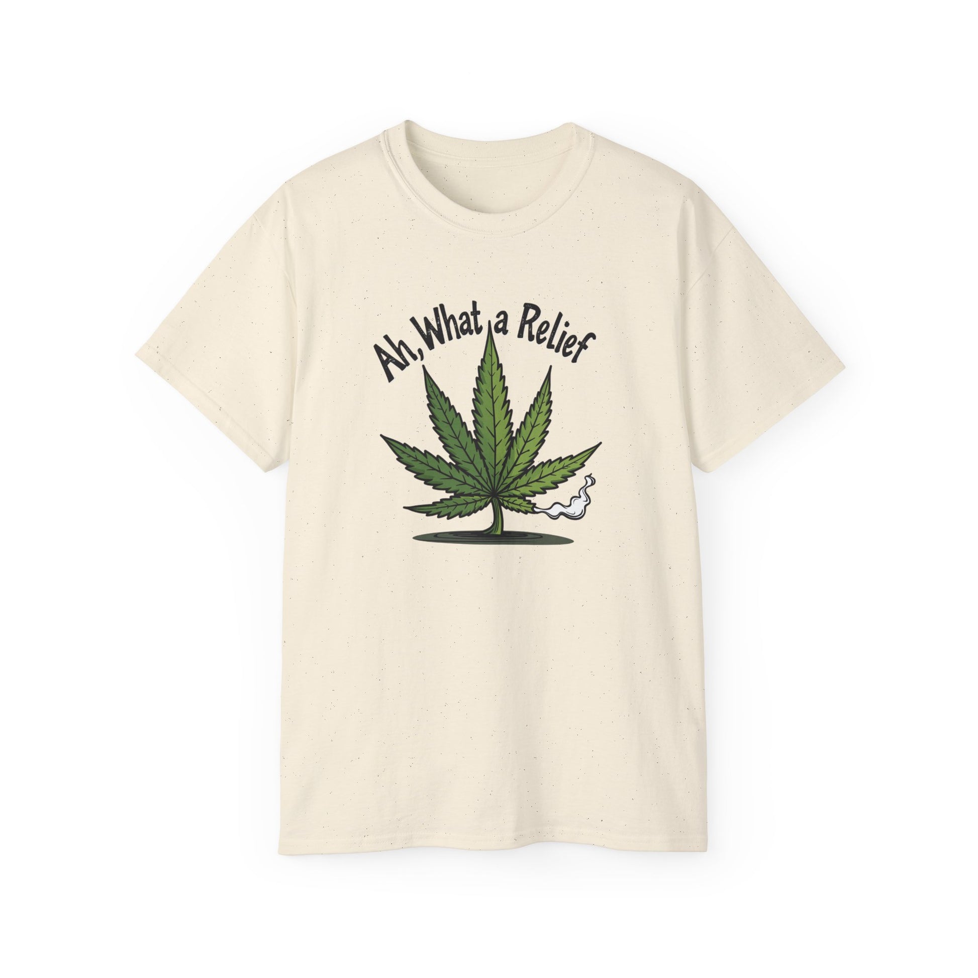 Ah, What a Relief Unisex Ultra Cotton Tee - Perfect for Cannabis Enthusiasts - Psychonaut Swag
