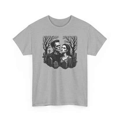 Gothic 'Until Forever' Couple Tee — Anniversary Season Graphic T-Shirt
