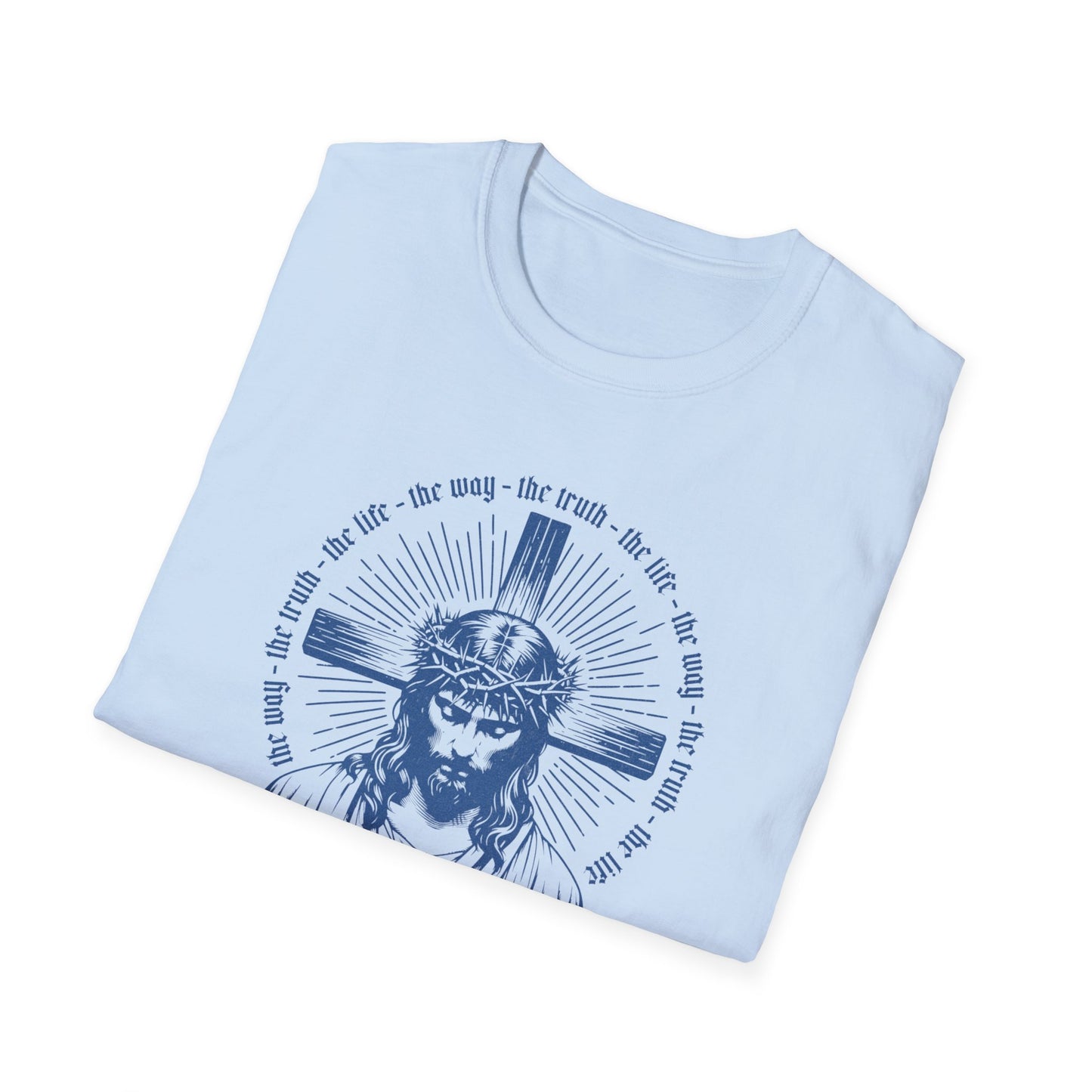 Jesus Portrait T-Shirt — Vintage Crown of Thorns Christian Tee
