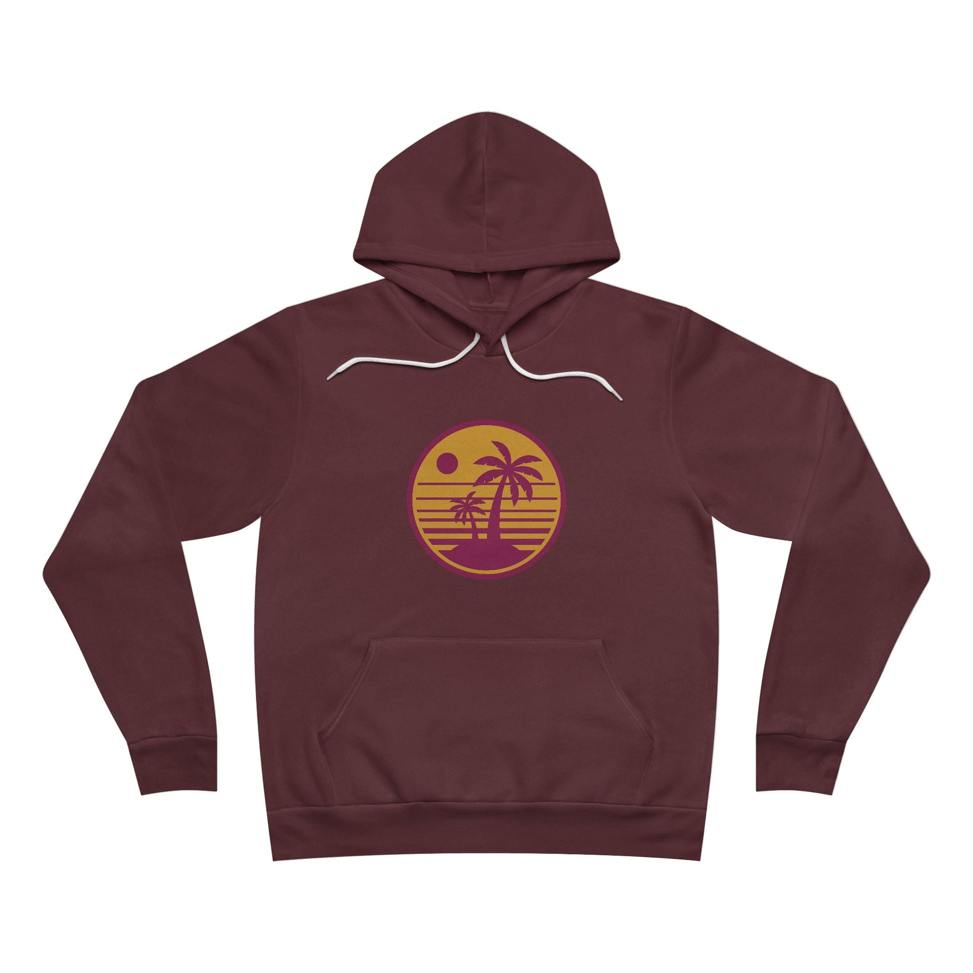 Palm tree vibe Unisex Sponge Fleece Pullover Hoodie - Psychonaut Swag