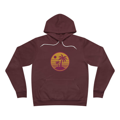 Palm tree vibe Unisex Sponge Fleece Pullover Hoodie - Psychonaut Swag
