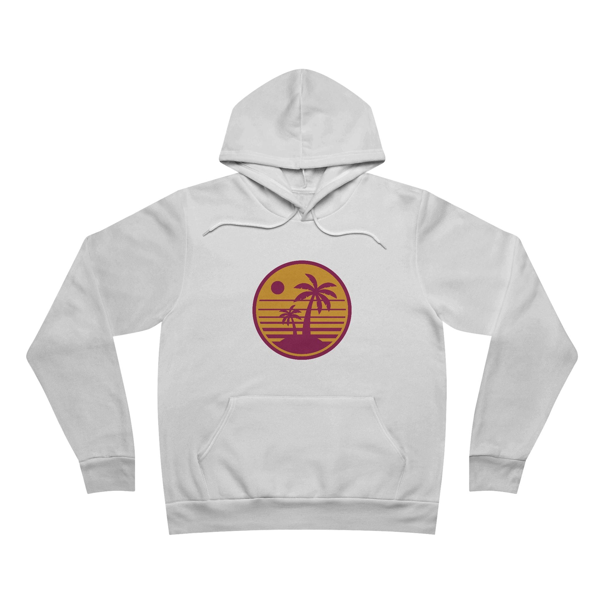 Palm tree vibe Unisex Sponge Fleece Pullover Hoodie - Psychonaut Swag
