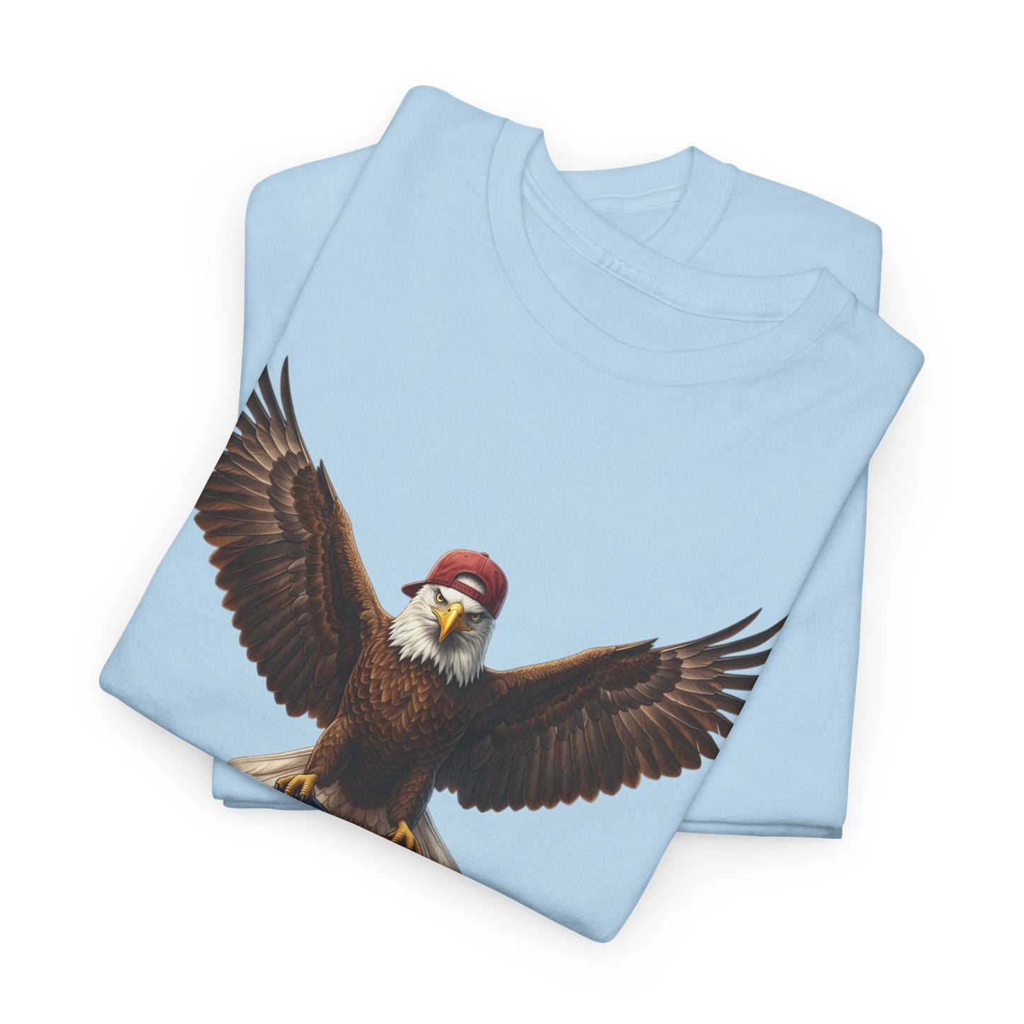 America F Yeah Eagle Tee — Patriotic Flag Graphic Shirt