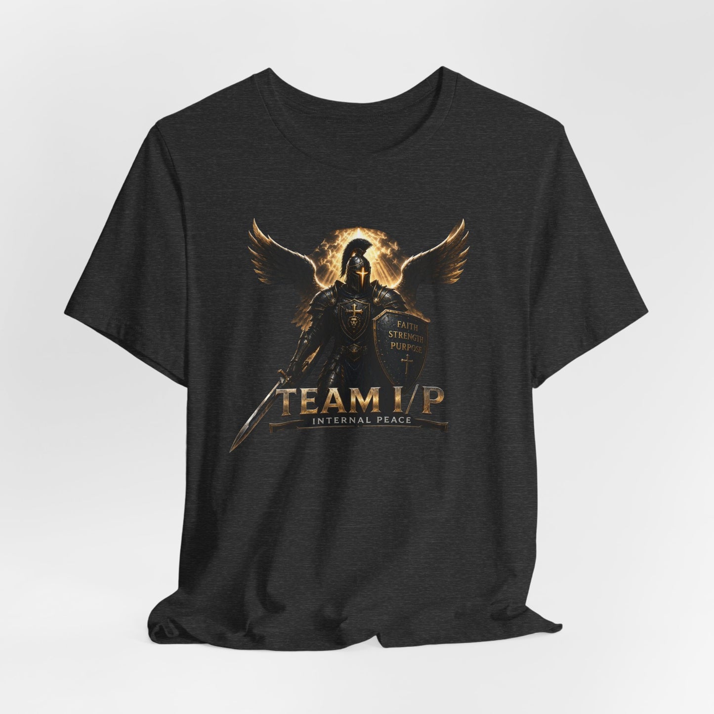 Team Internal Peace, Guardian of The Cross Tee — Military Brotherhood Graphic T-Shirt