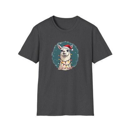 Llamas Christmas tee, Unisex Softstyle T-Shirt