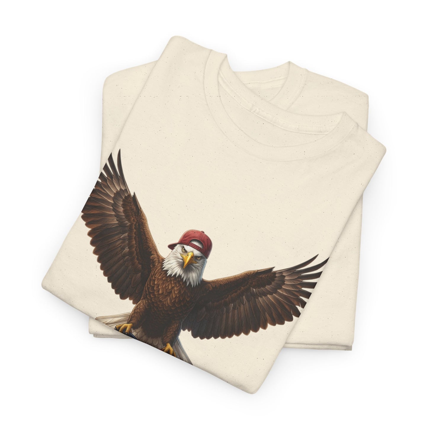 America F Yeah Eagle Tee — Patriotic Flag Graphic Shirt