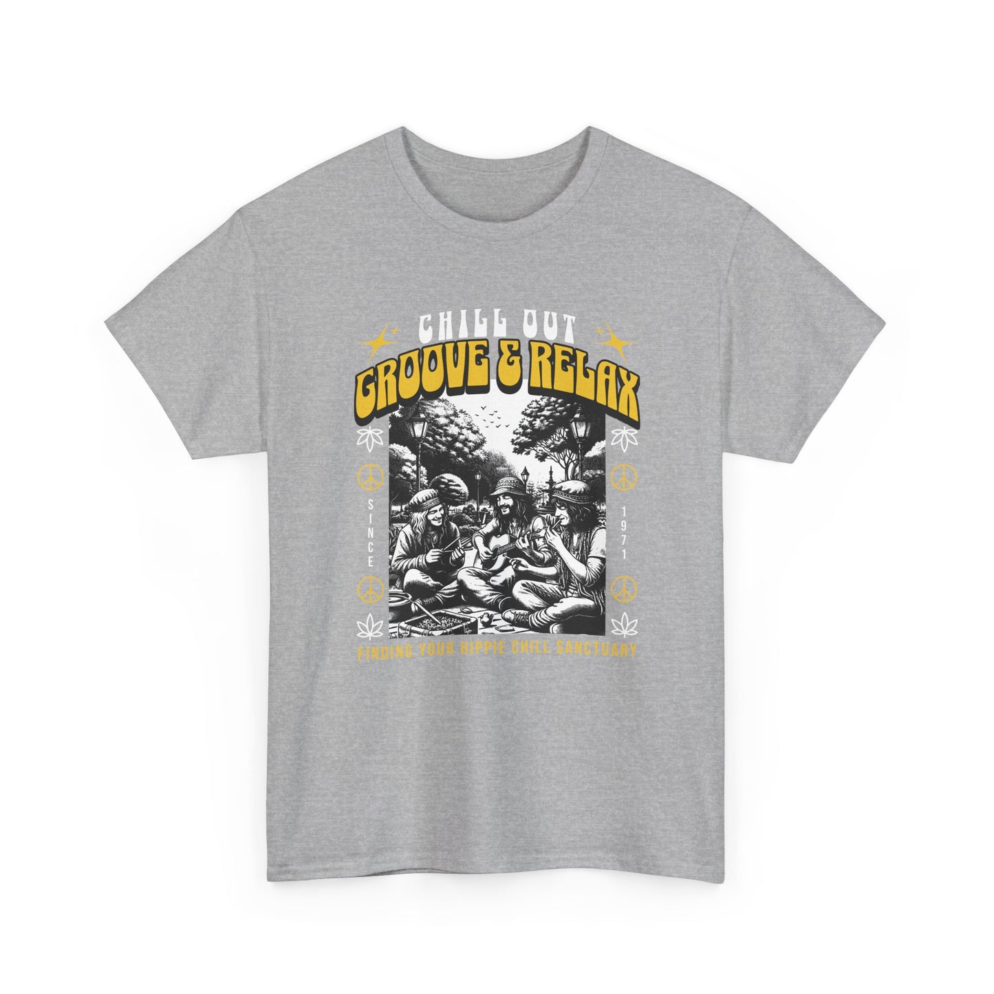 Groove and Relax, Unisex Heavy Cotton Tee