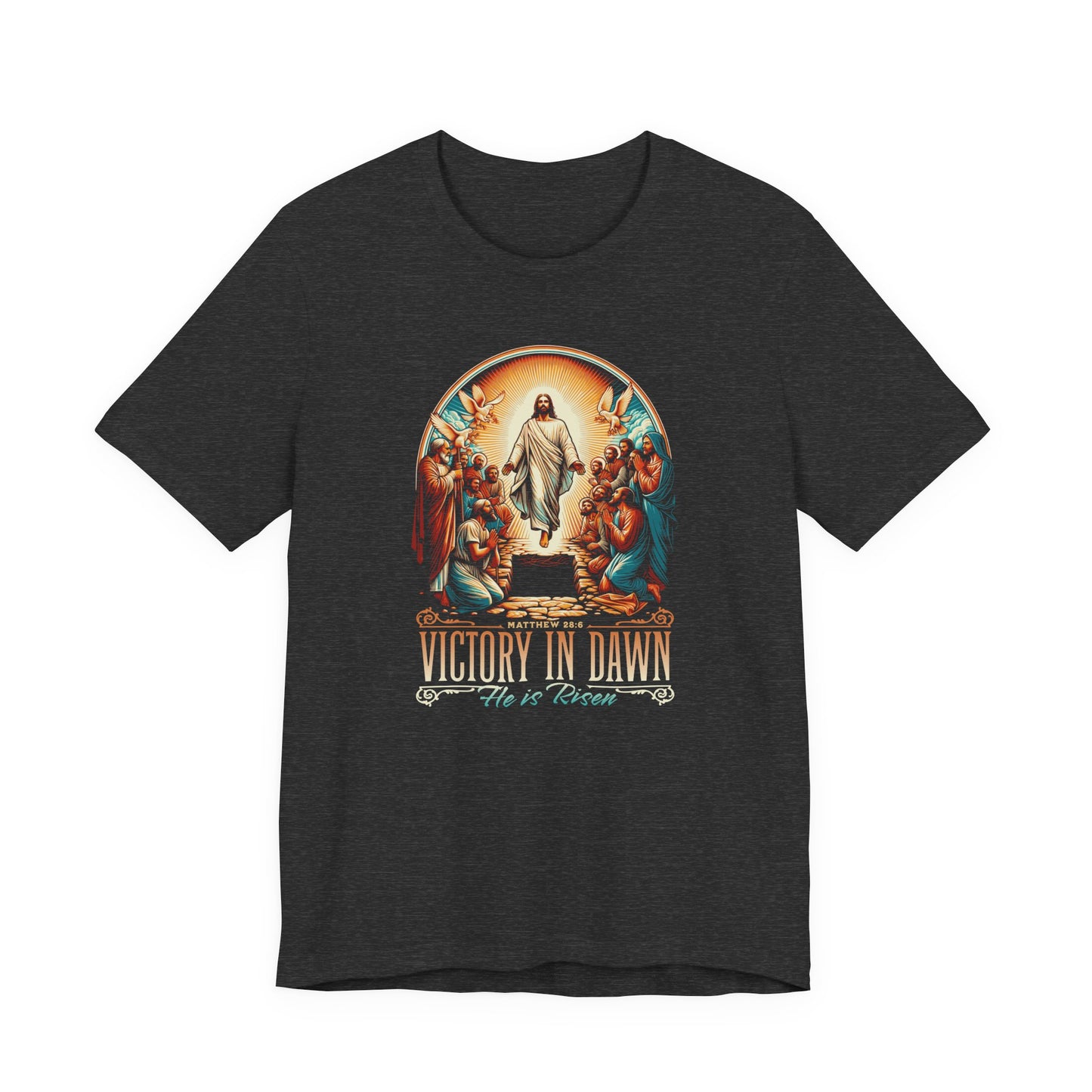 Victory in Dawn Christian T-Shirt — Resurrection Easter Tee