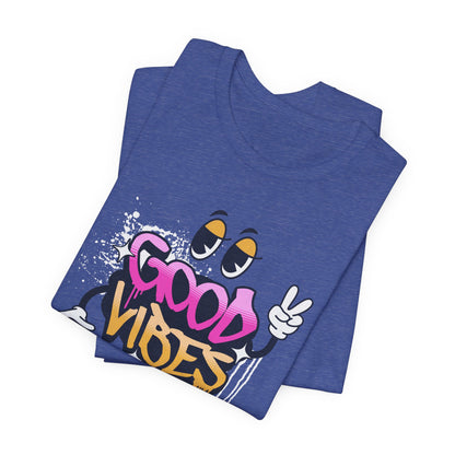Good vibes Peeping, Unisex Jersey Short Sleeve Tee