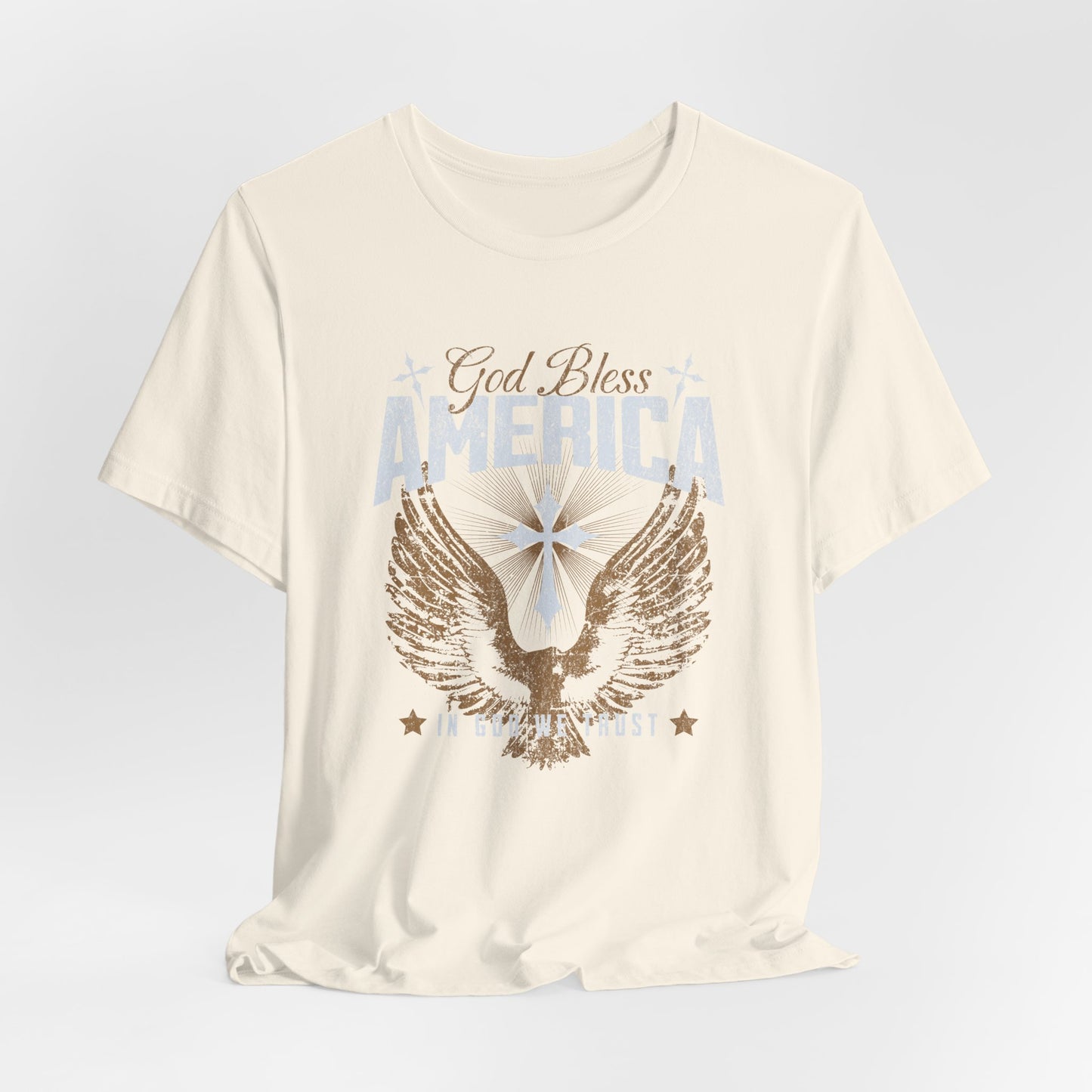 God Bless America Eagle T-Shirt — Patriotic Fourth of July Tee