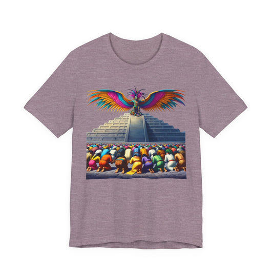 Feathered Serpent, Unisex Jersey Short Sleeve Tee - Psychonaut Swag