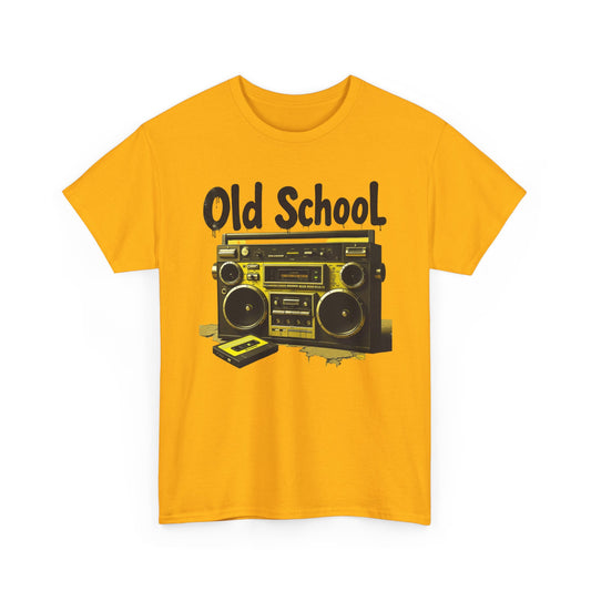 Old School Jam Box, Unisex Heavy Cotton Tee