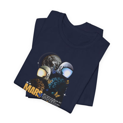 Mars Misses Me Graphic Tee — Retro Astronaut Space T-Shirt