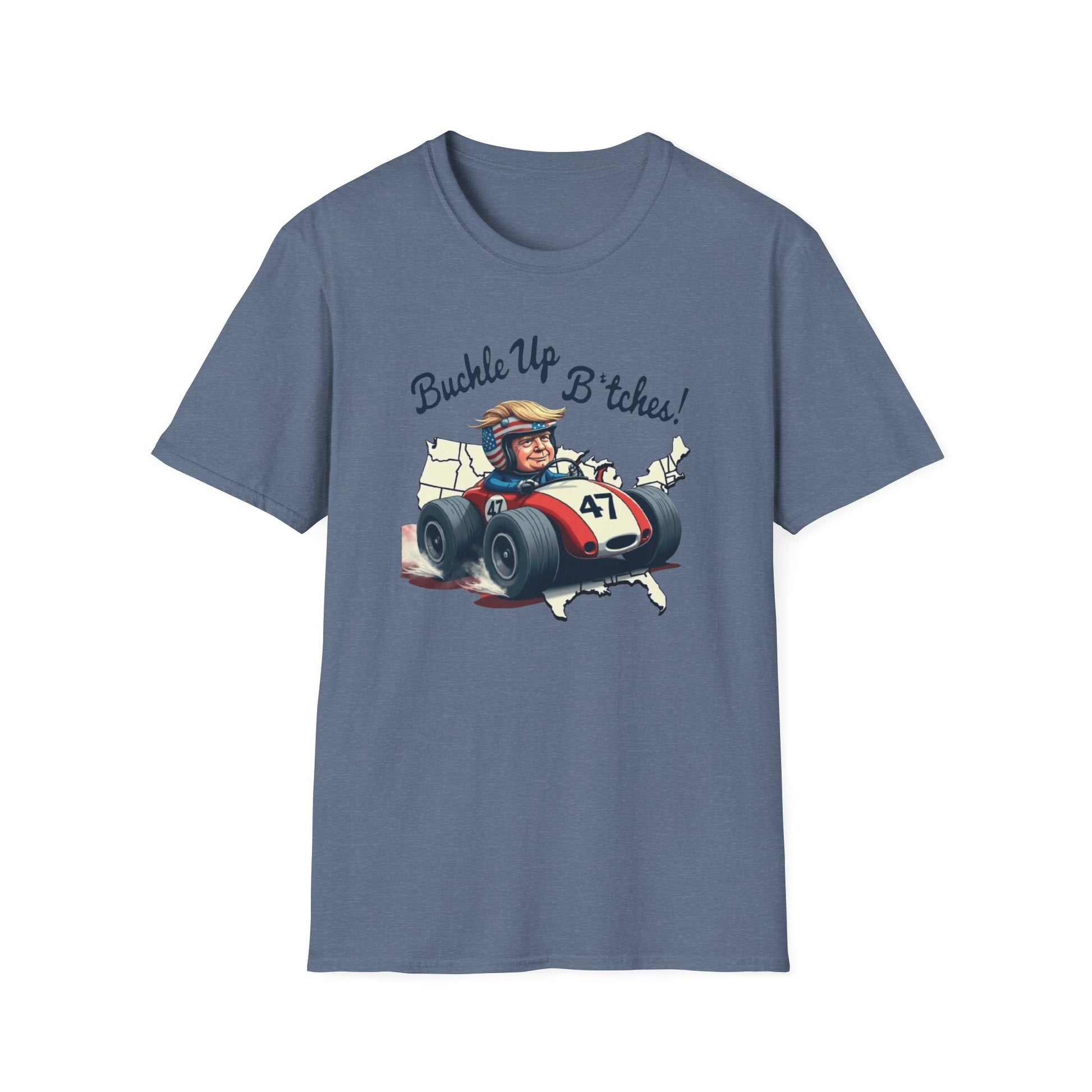 Buckle Up B*tches Unisex T-Shirt, Funny Graphic Tee, Racing Enthusiast Gift, Casual Wear, Birthday Apparel - Psychonaut Swag