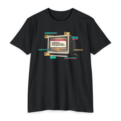 Nostalgic Monitor Reboot Unisex CVC Jersey T-shirt