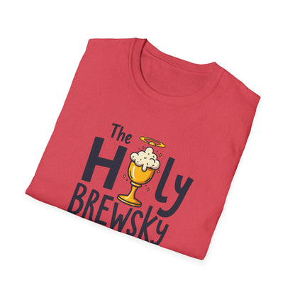 Holy Brewski Unisex T-Shirt, Funny Beer Tee, Gift for Beer Lovers, Party Shirt, Casual Wear, Birthday Gift - Psychonaut Swag